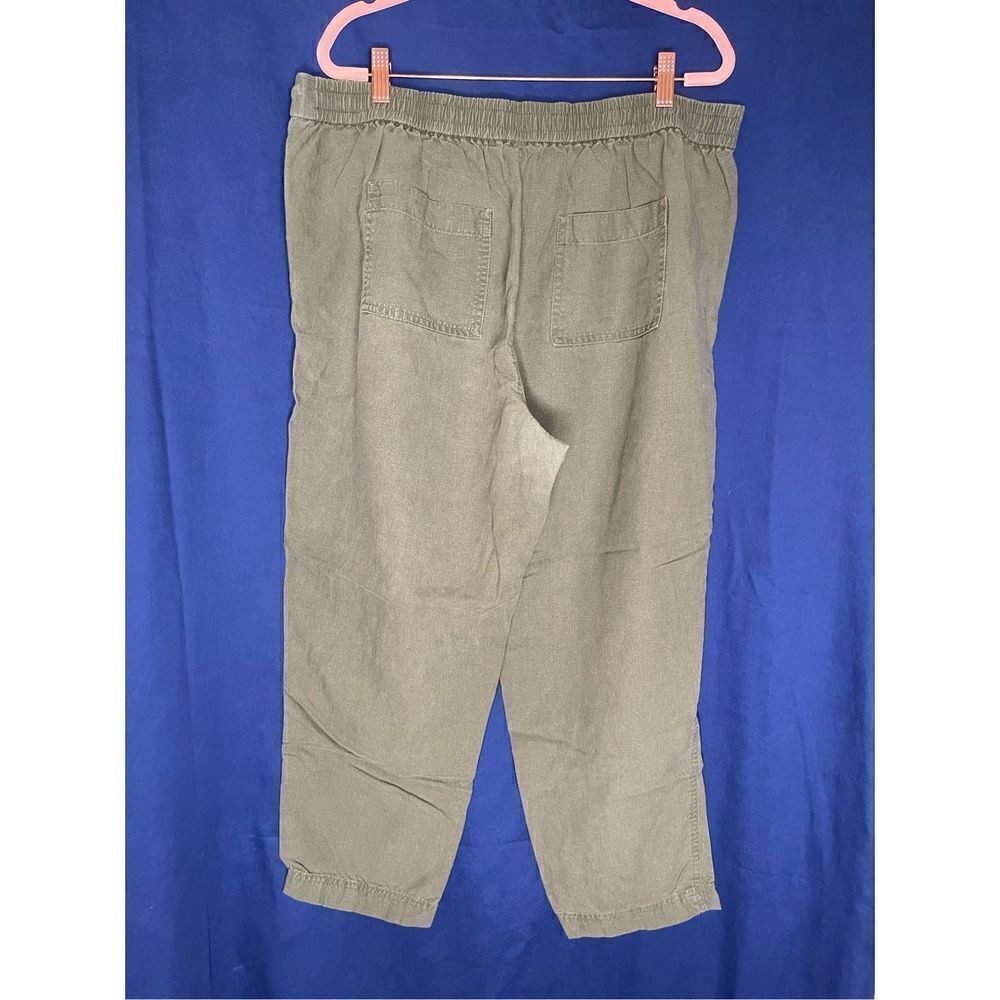 J. Crew linen drawstring pants L - Picture 4 of 9
